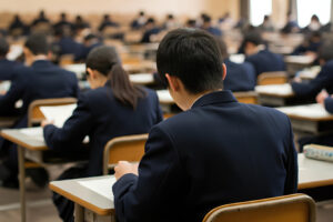 学校の試験画像